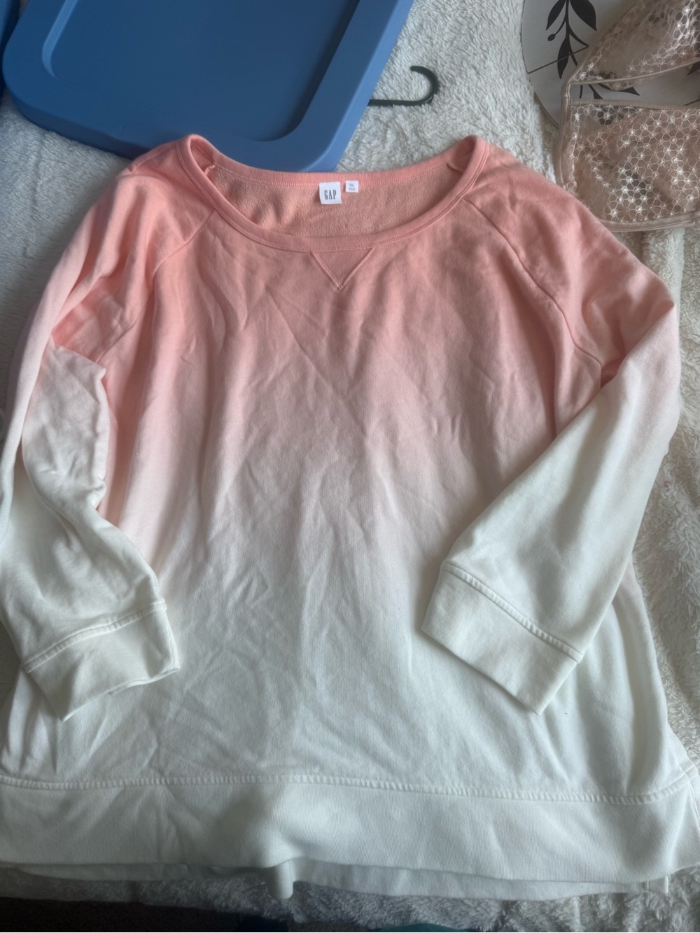 GAP Peach Crewneck Sweatshirt